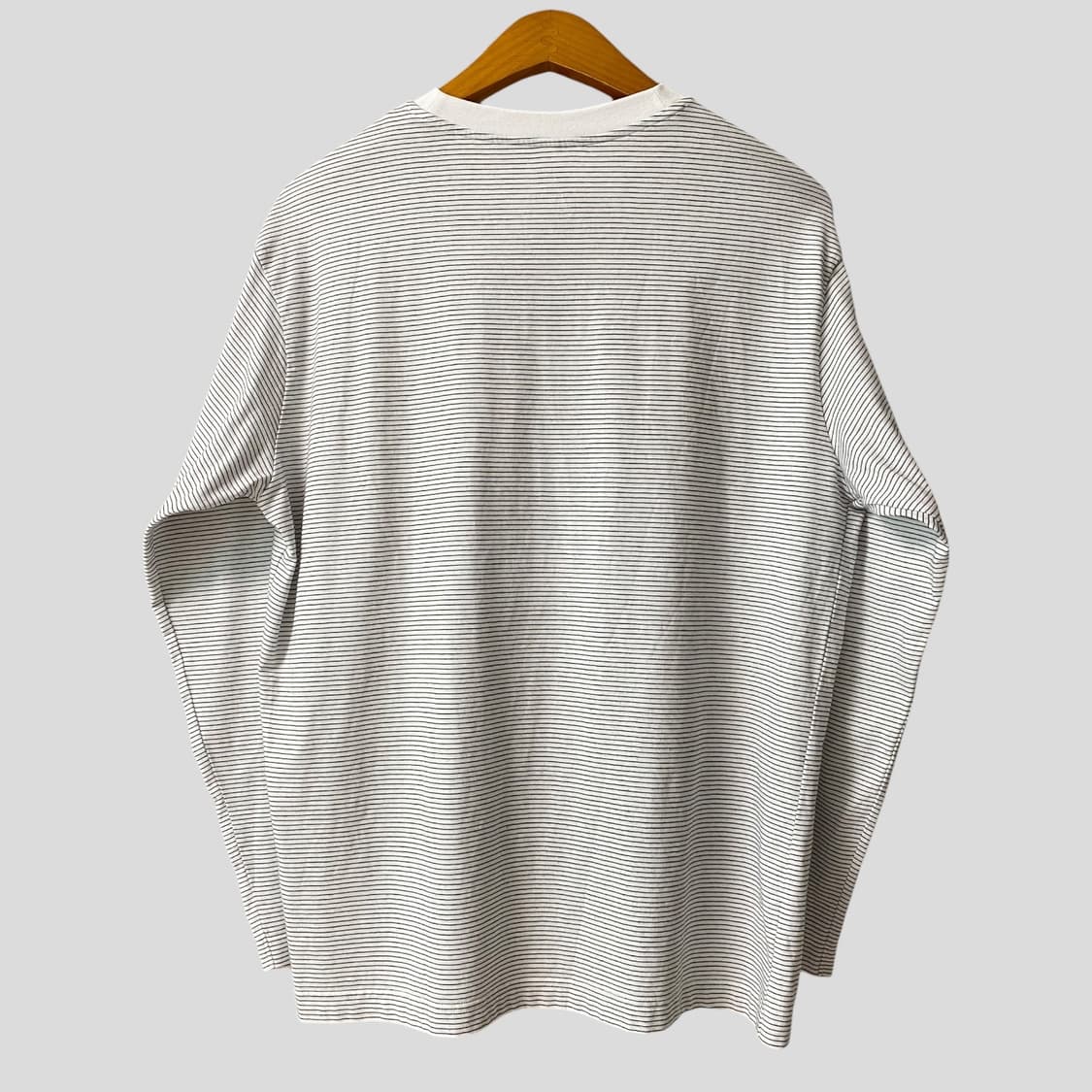 (L)muji 무인양품 스트라이프 크루넥 긴팔티셔츠 상품이미지5