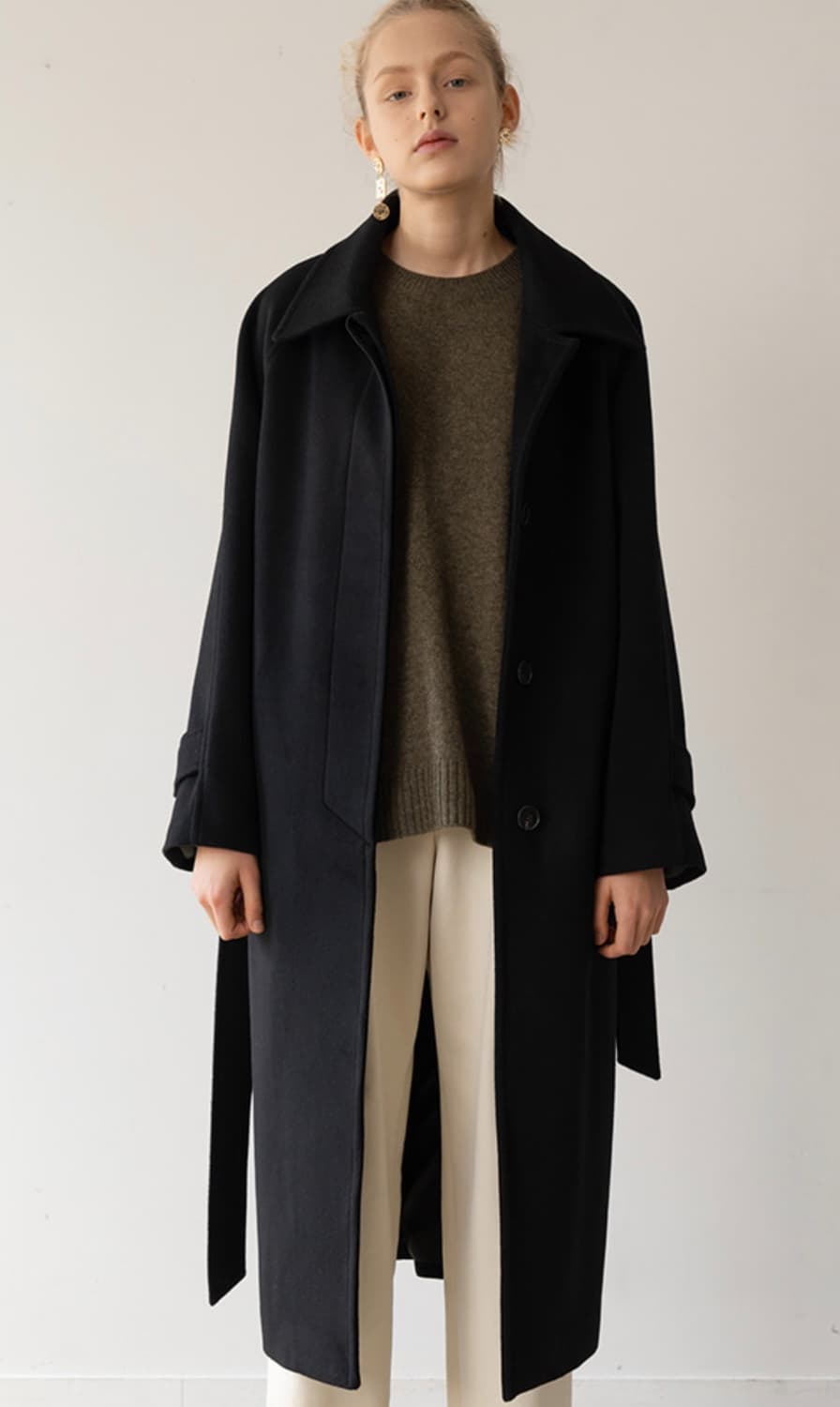 킨더살몬 캐시미어 싱글 코트 상품이미지3