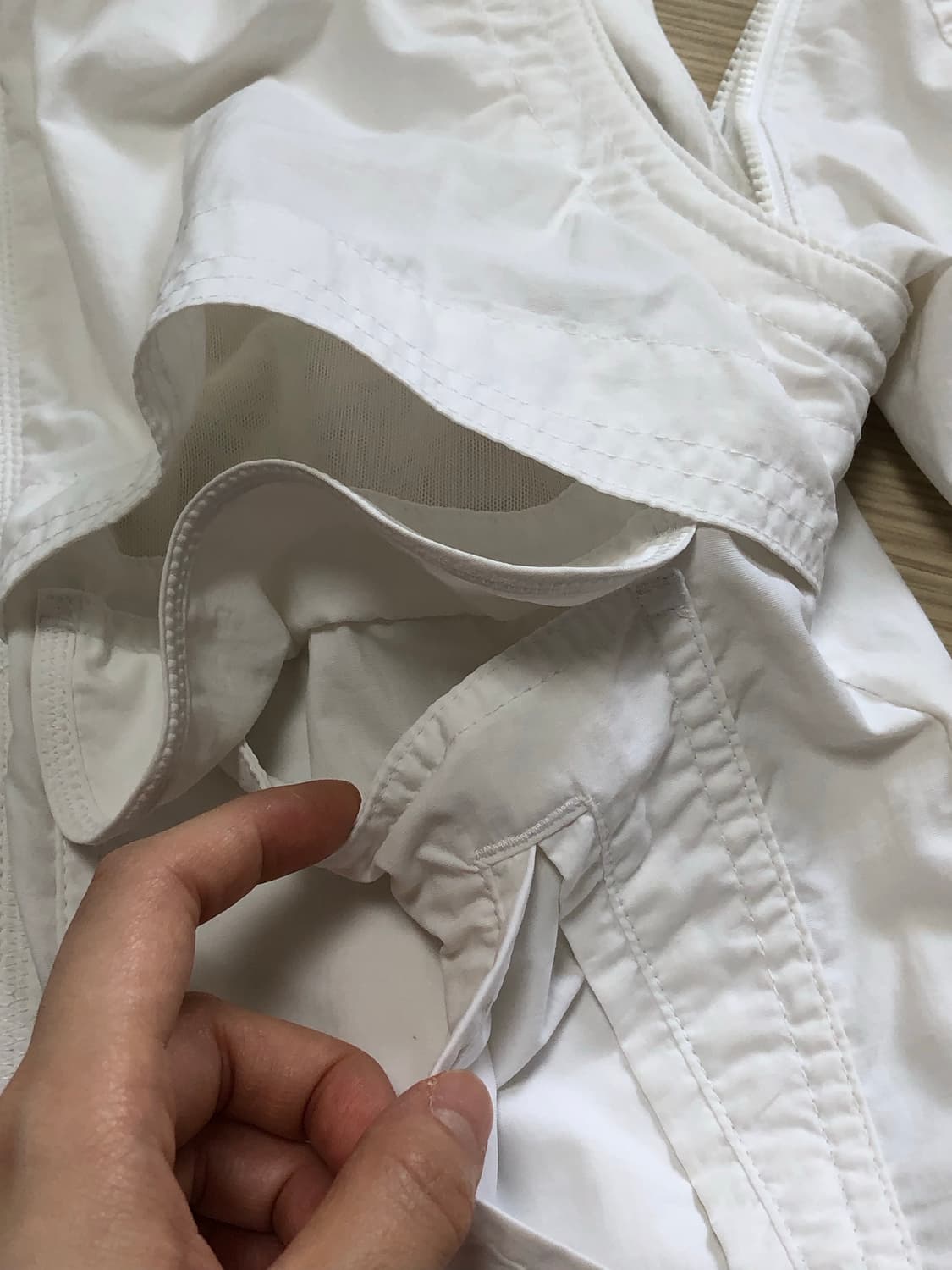 XS 아디다스 스텔라맥카트니 투웨이 크롭 반팔 집업 더블지퍼 나시 조끼 상품이미지8
