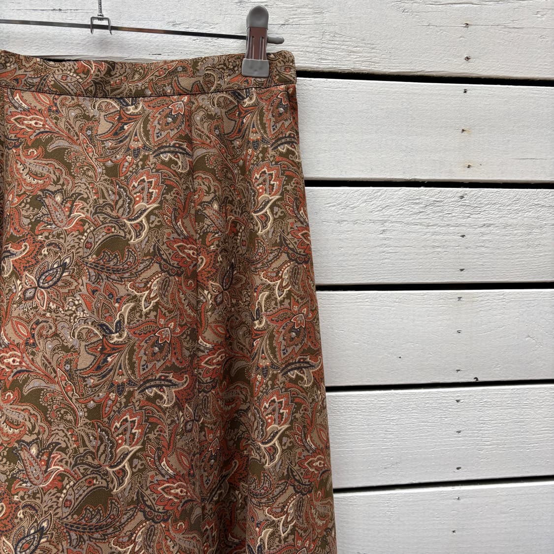 Burberry 90s 버버리 페이즐리 패턴 스커트 상품이미지3