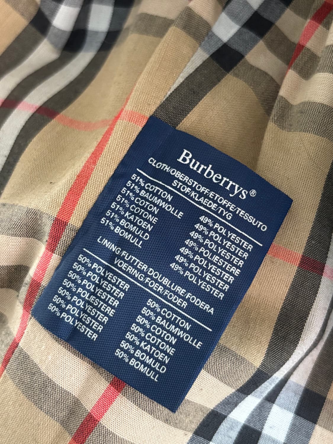 Burberry 버버리 크레스트 로고 노바체크 그린 컬러 코튼 헤링턴 자 상품이미지9