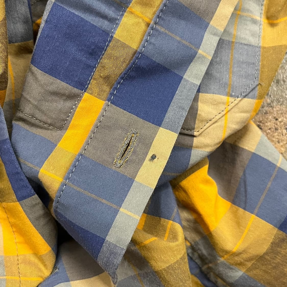 [정품/M] 아크테릭스 반팔 체크 셔츠 남방 b10 상품이미지6