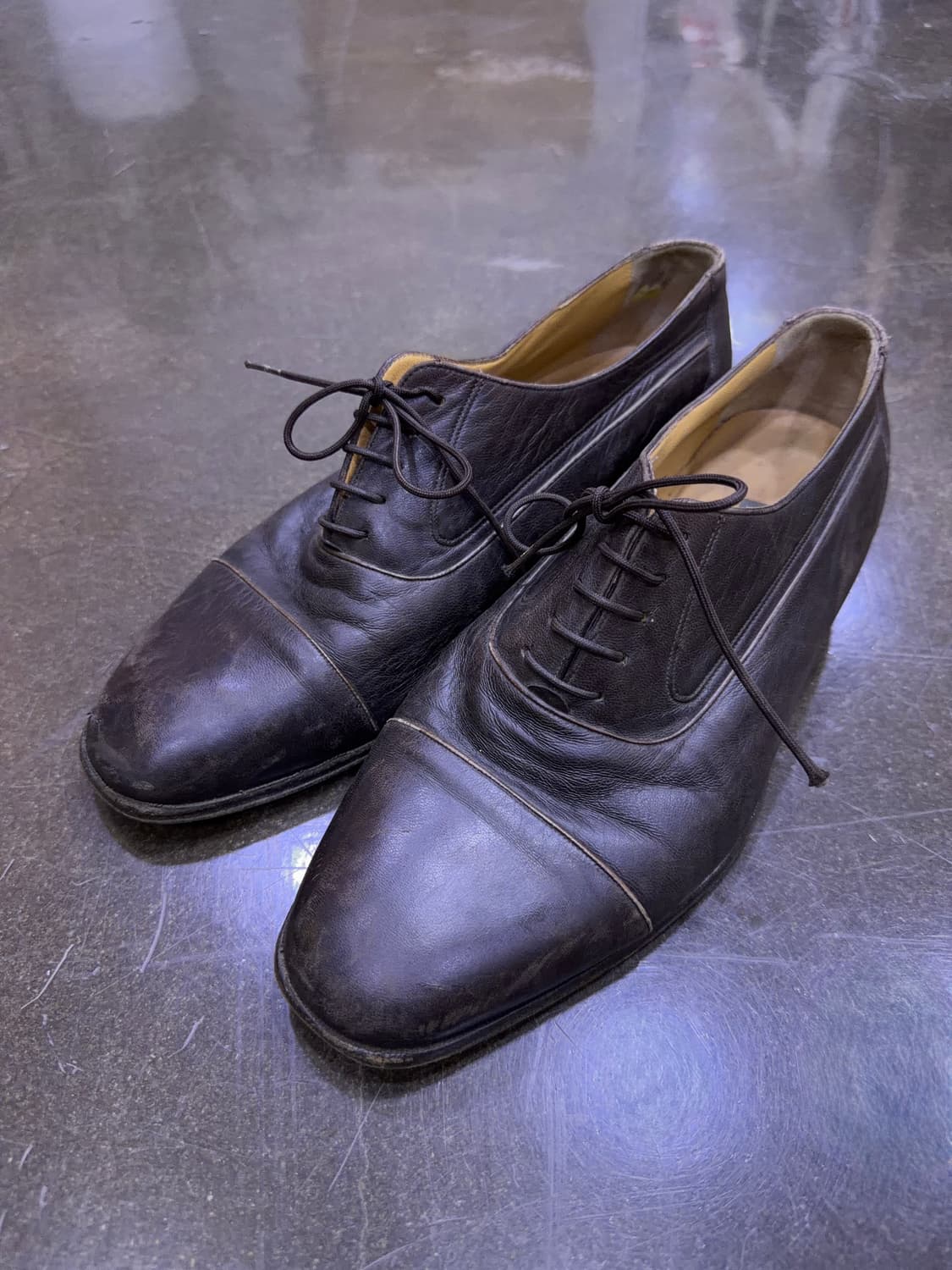 발리 세라도 옥스포드 슈즈 클래식 구두 브라운 275 상품이미지1