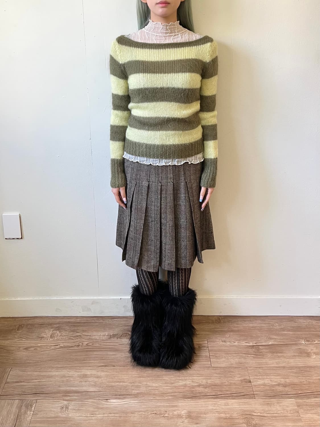 PROPORTlON 모헤어 스웨터 상품이미지8