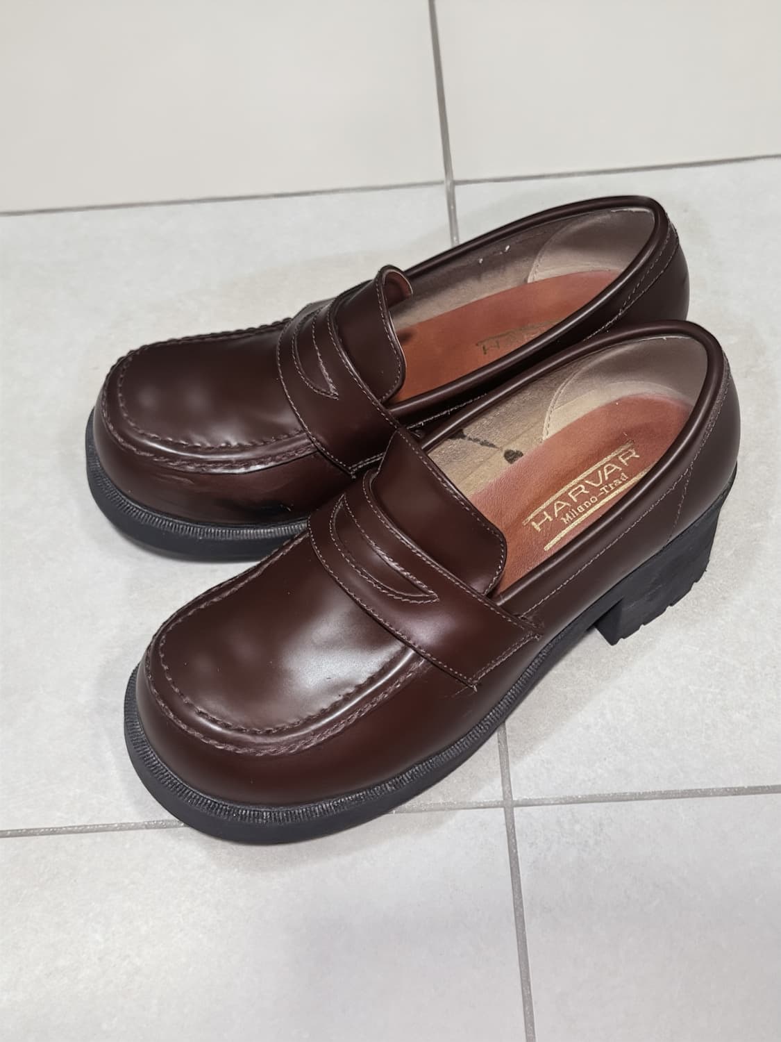 HARUTA 하루타 통굽 페니로퍼 230 일본 빈티지 로퍼 로걀 라떼갸루 상품이미지1