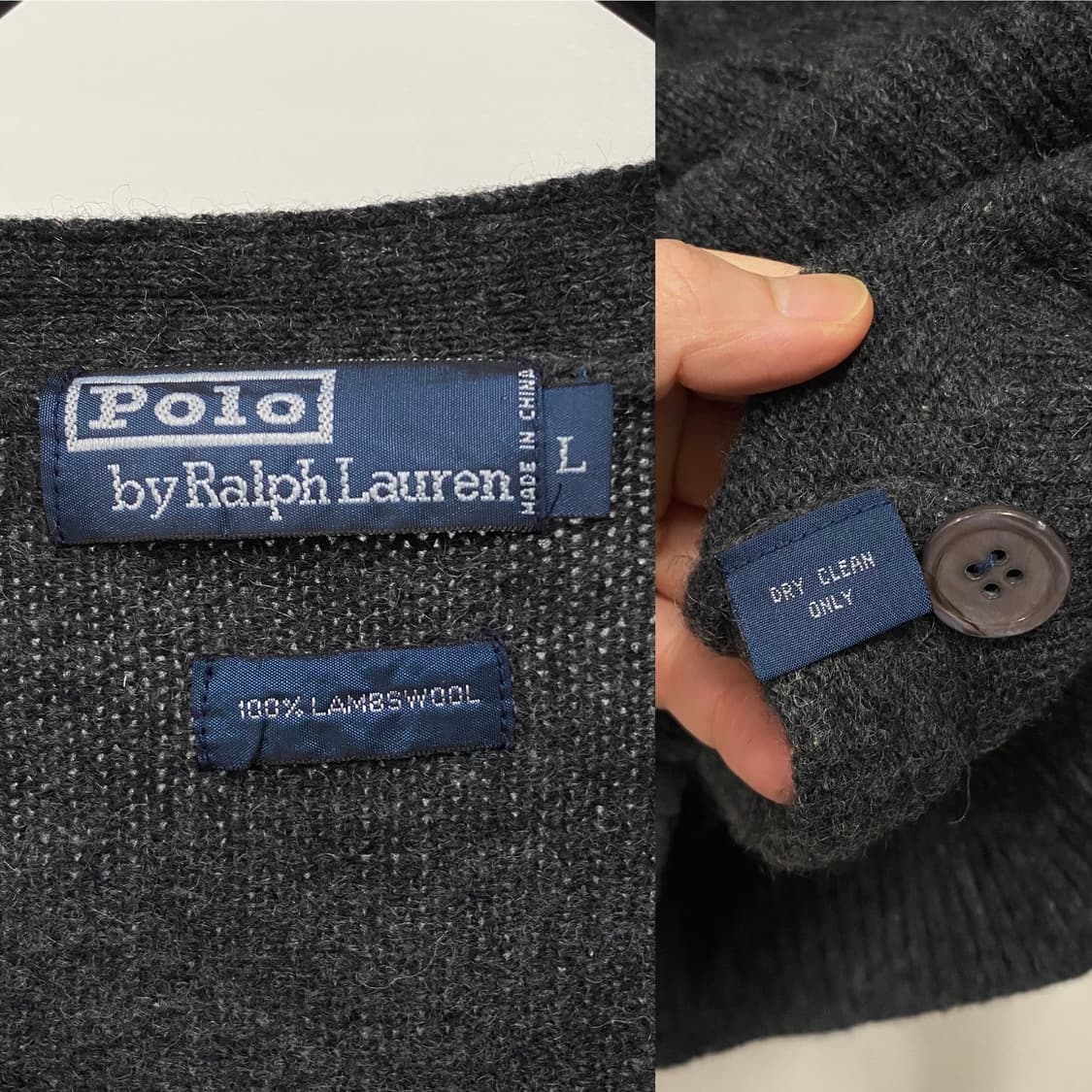 폴로 랄프로렌 퓨어 램스울 가디건 상품이미지6