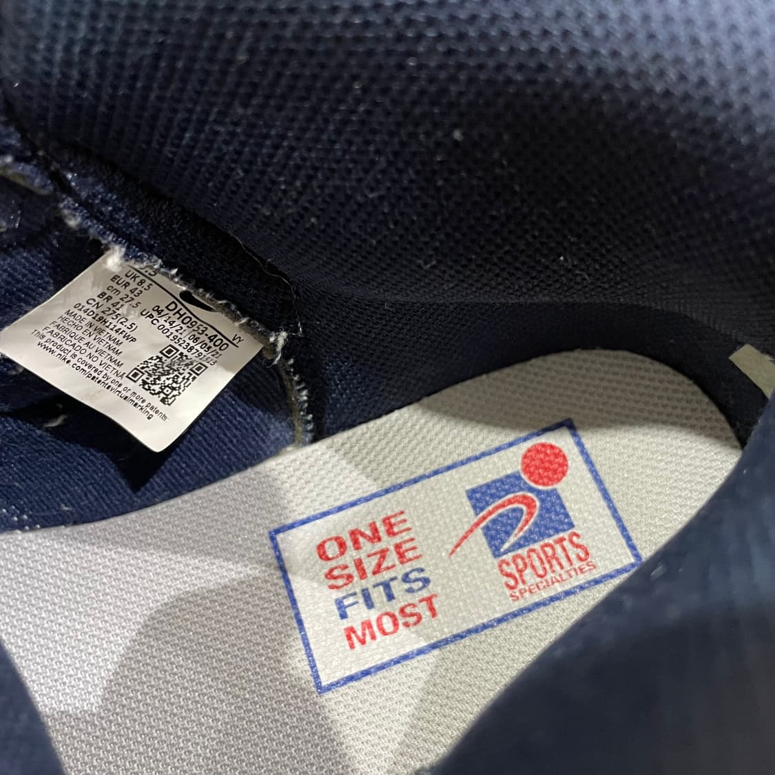 나이키 덩크 하이 프리미엄 EMB 컬리지 네이비 상품이미지7