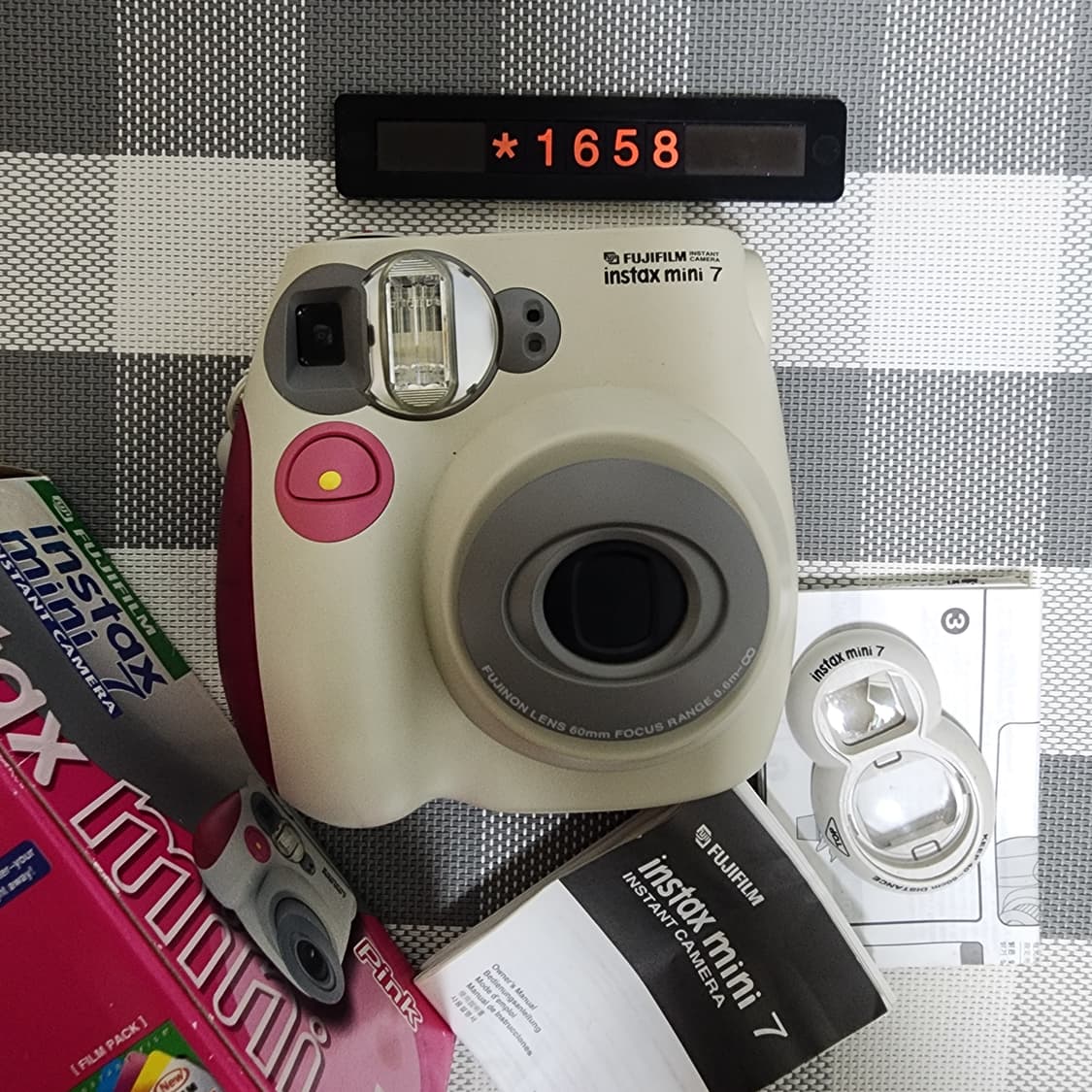 후지 인스탁스 미니 7 폴라로이드 카메라 박스품 상품이미지1