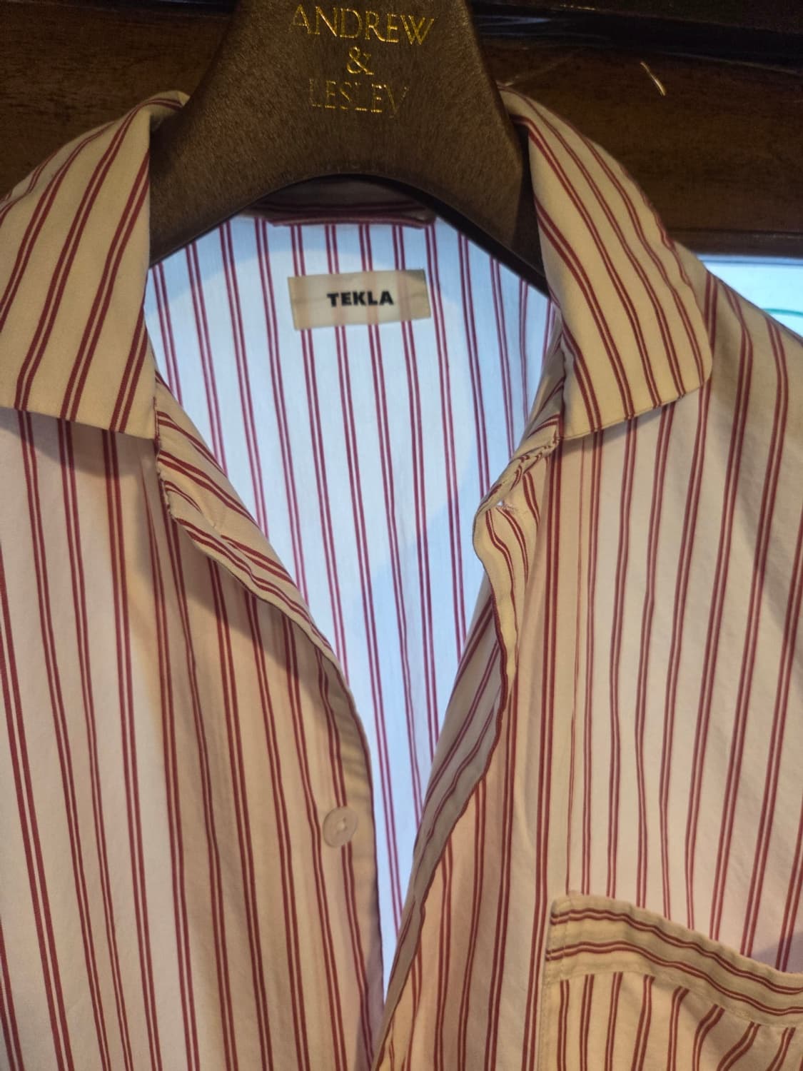 TEKLA 오픈칼라넥 셔츠  상품이미지4