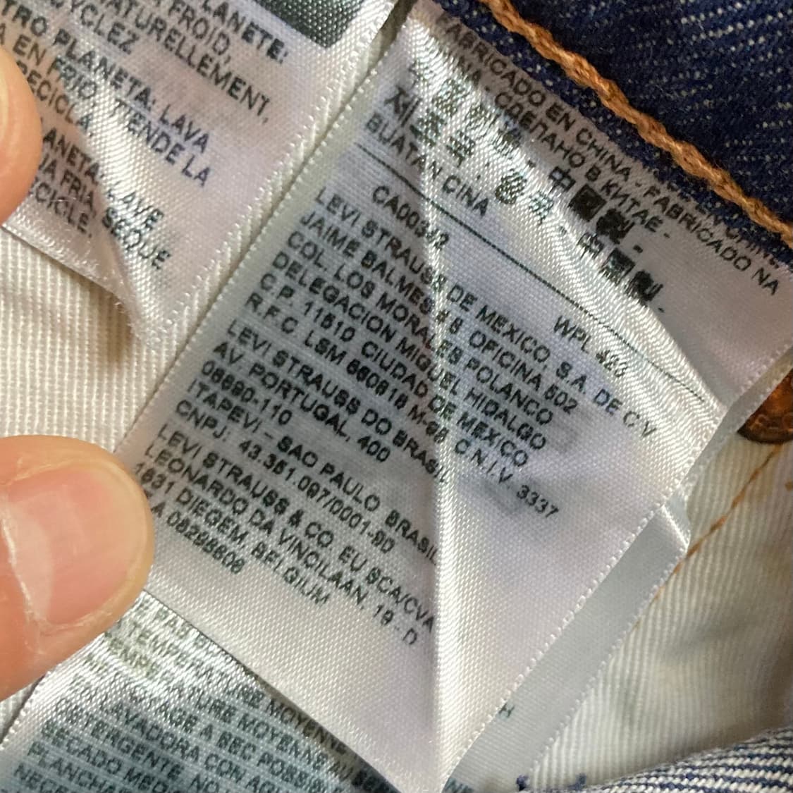 리바이스 512 데님팬츠 W28 L30 상품이미지5