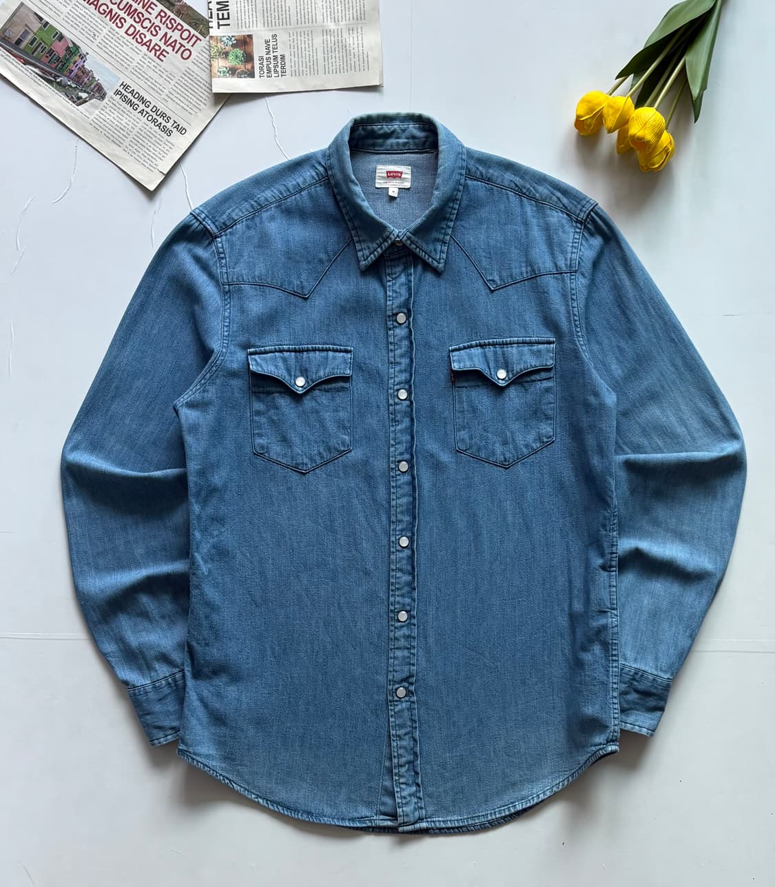 Levi's 리바이스 웨스턴 데님 셔츠 상품이미지2