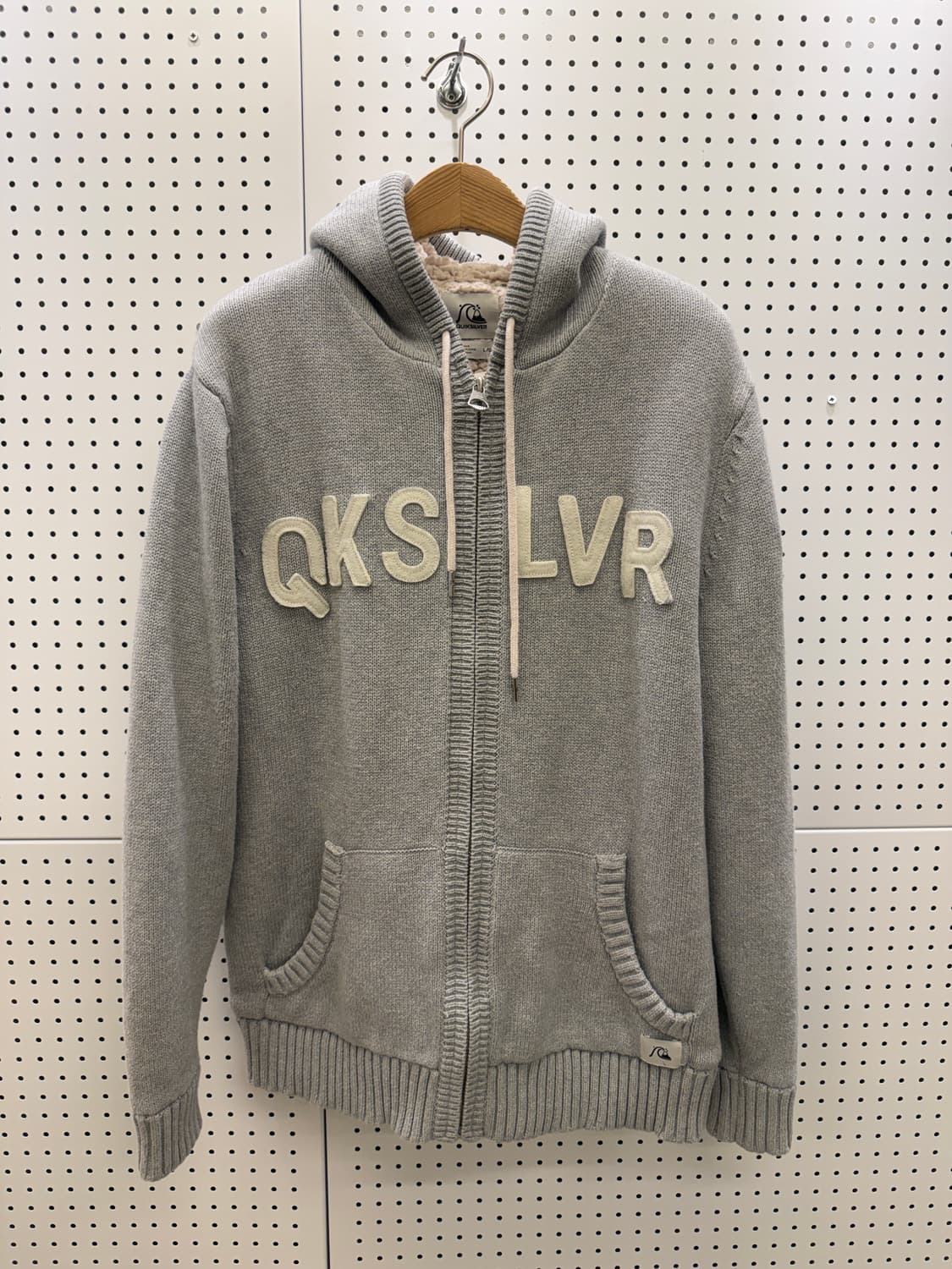 퀵실버 양털 니트 집업 U784 상품이미지2