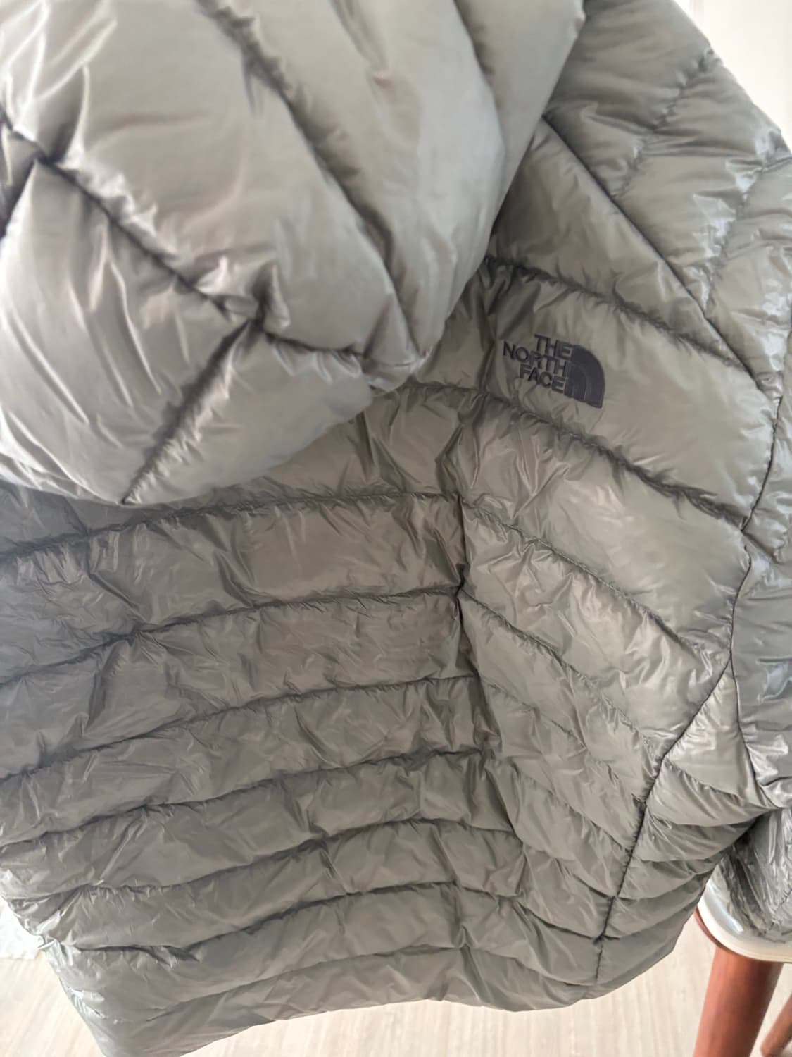 (3xl 115) 노스페이스 마티에르 EX RDS 다운 그레이 패딩 상품이미지4
