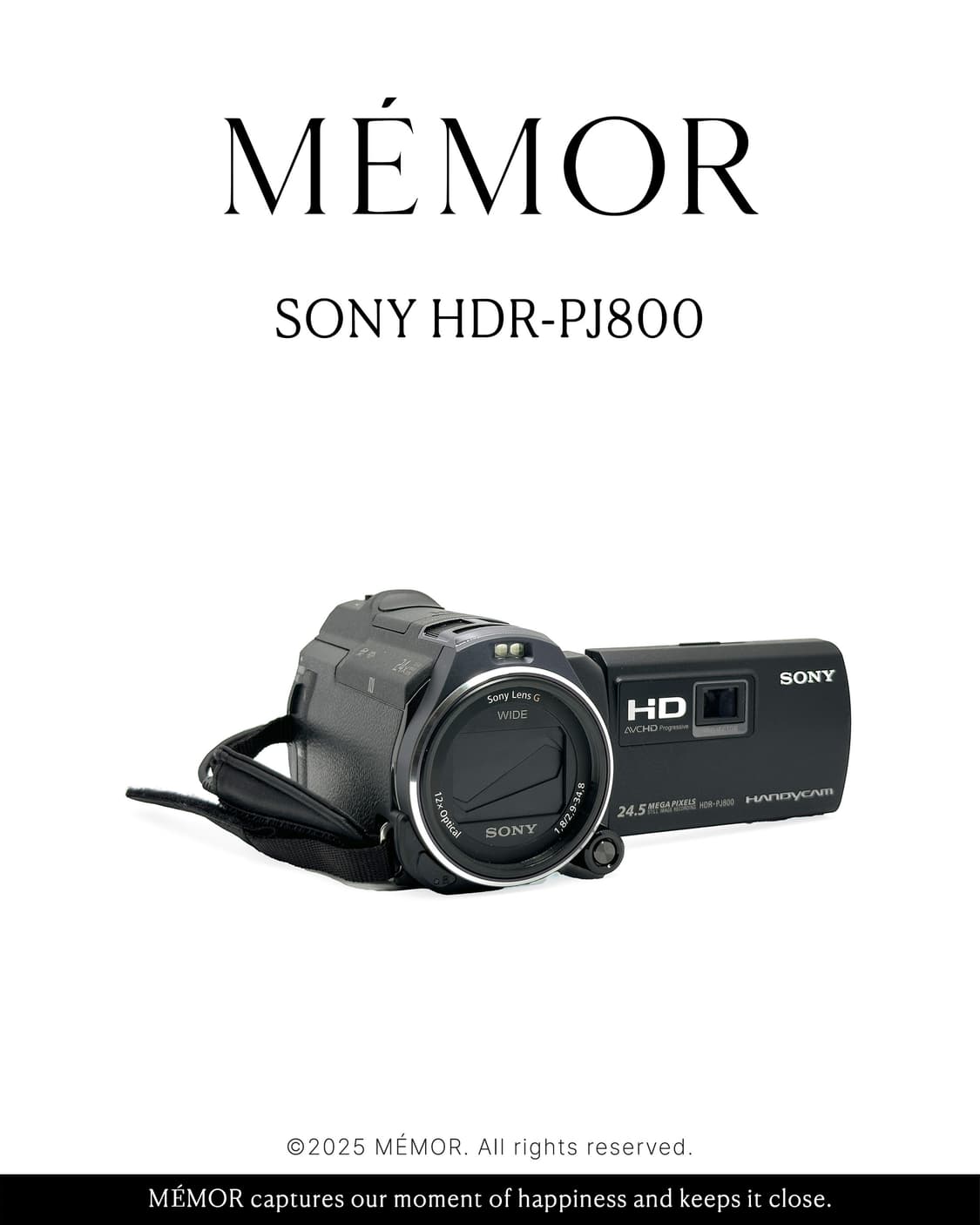 내장빔프로젝터/손떨림보정기능🎥SONY HDR-PJ800 소니 캠코더 상품이미지1