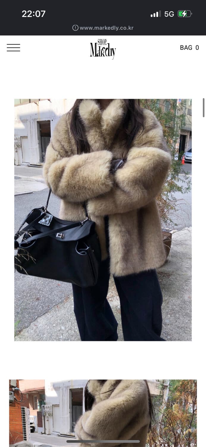 마크들리 퍼코트(베이지) 상품이미지2