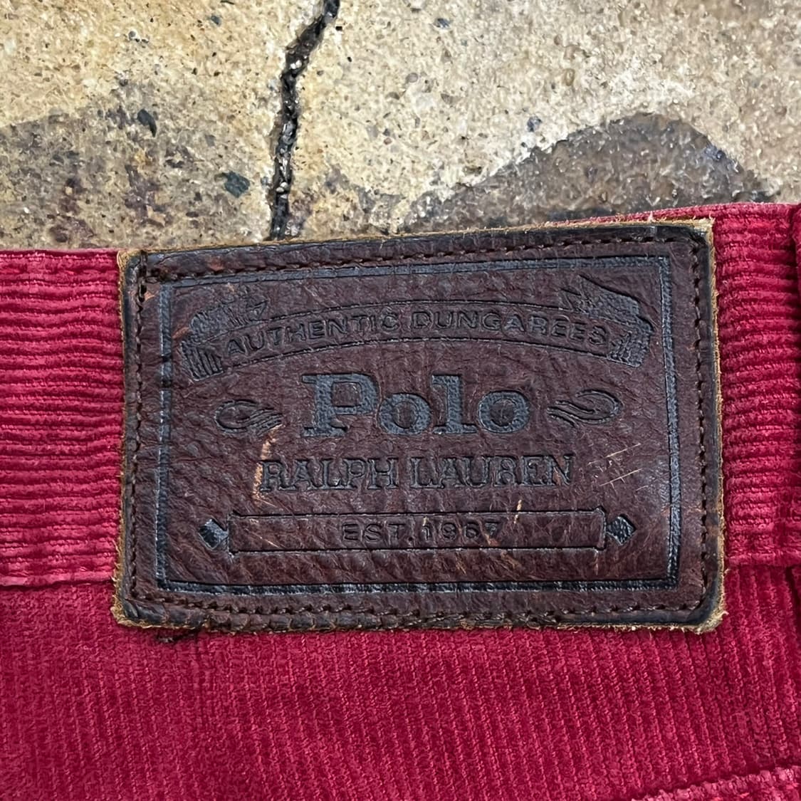 [정품/30] 폴로 랄프로렌 레드 코듀로이 바지 b10 상품이미지5