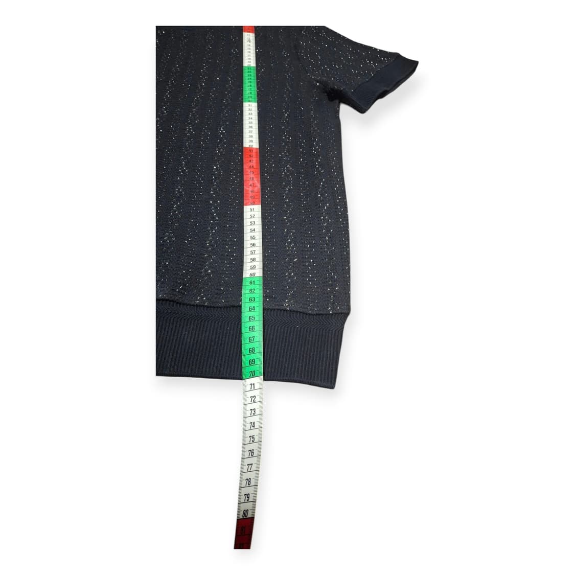 L)니트 셋업 세트 네프 패턴 감성 반팔 니트 와이드 팬츠 빈티지룩 상품이미지10