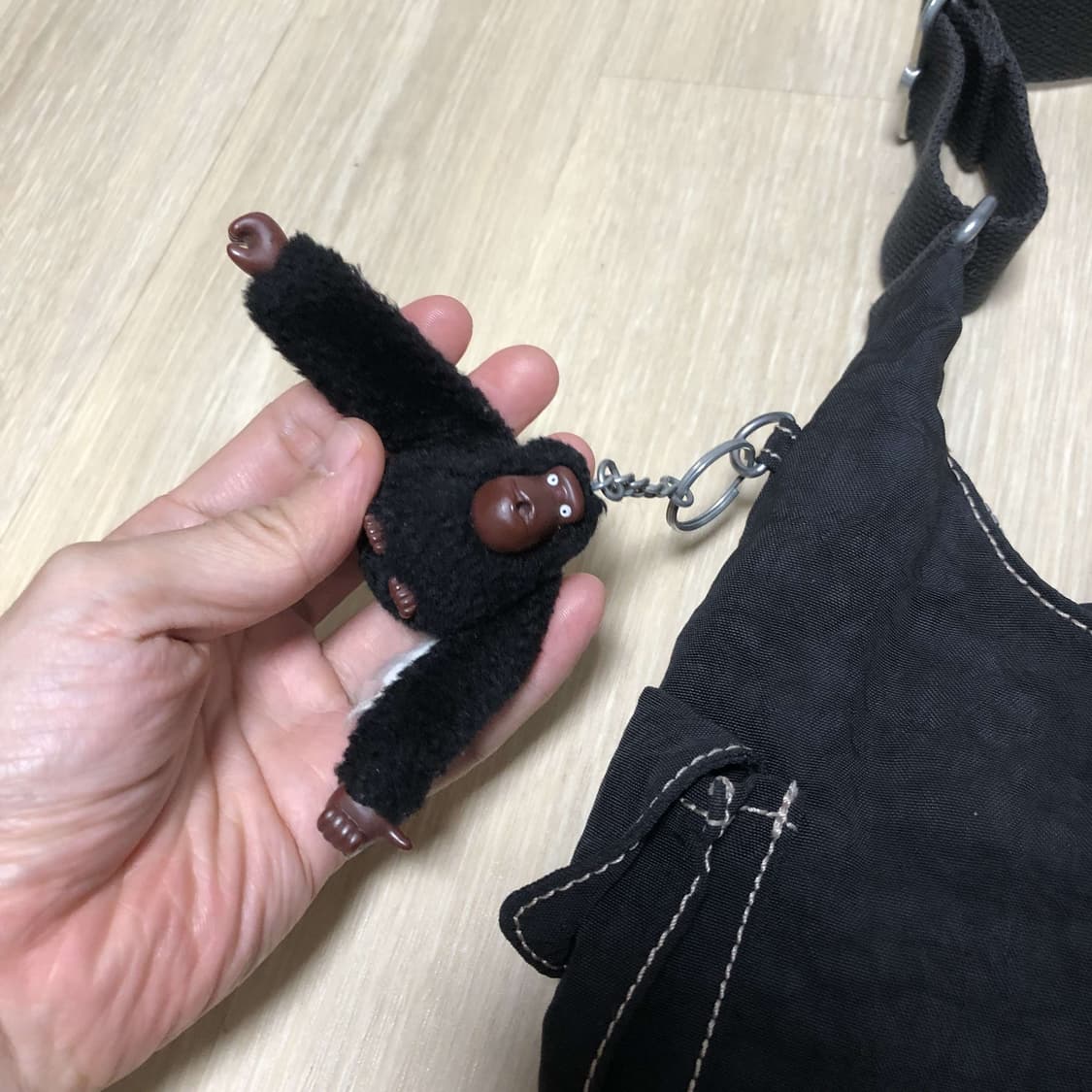 (ONE SIZE) 키플링 KIPLING Y2K 숄더 트라이앵글 백 블랙 상품이미지2