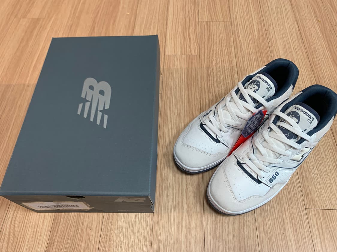 뉴발란스 550 화이트 빈티지 인디고 상품이미지1