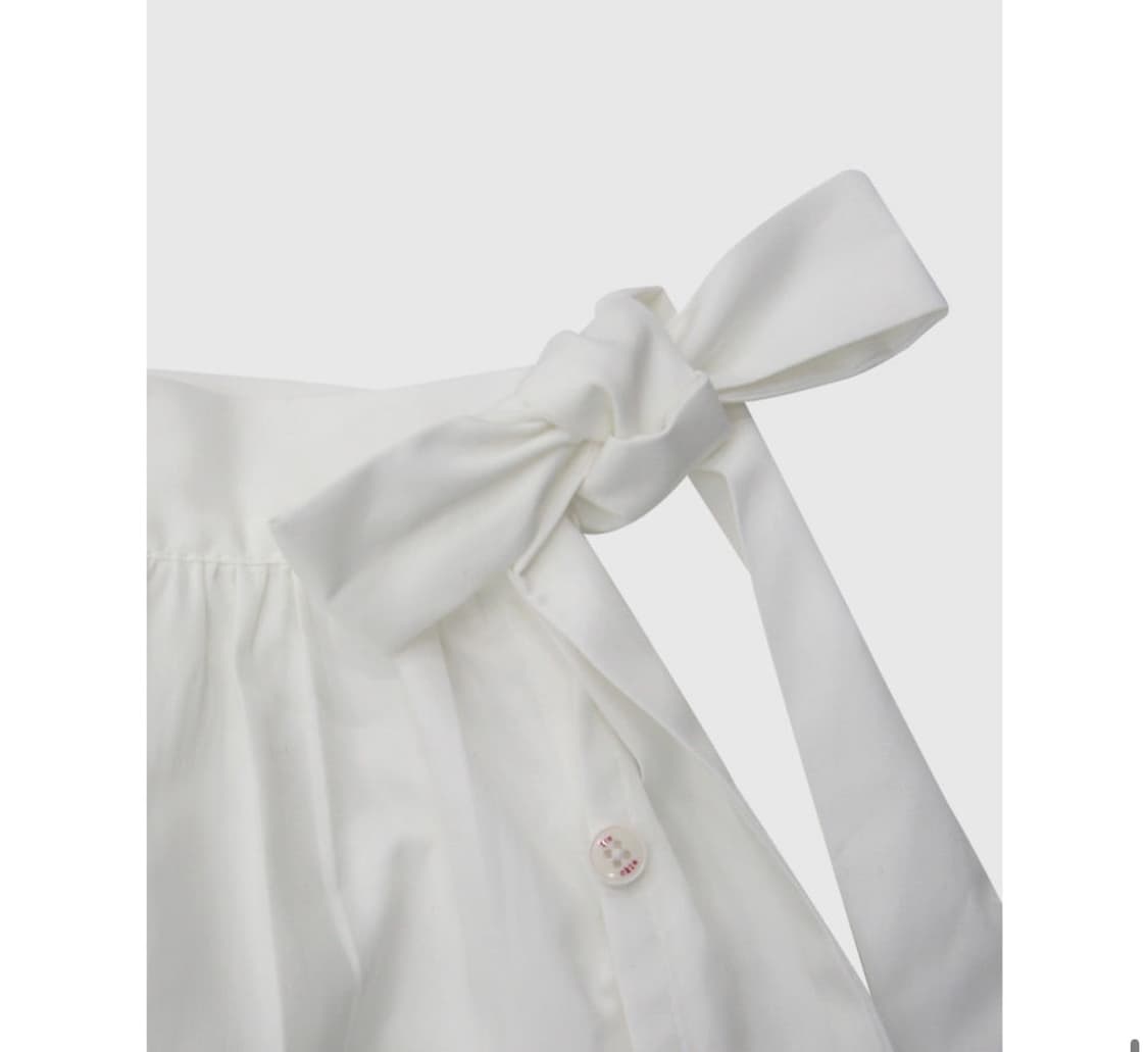 프레클 side bow scallop skirt 상품이미지4