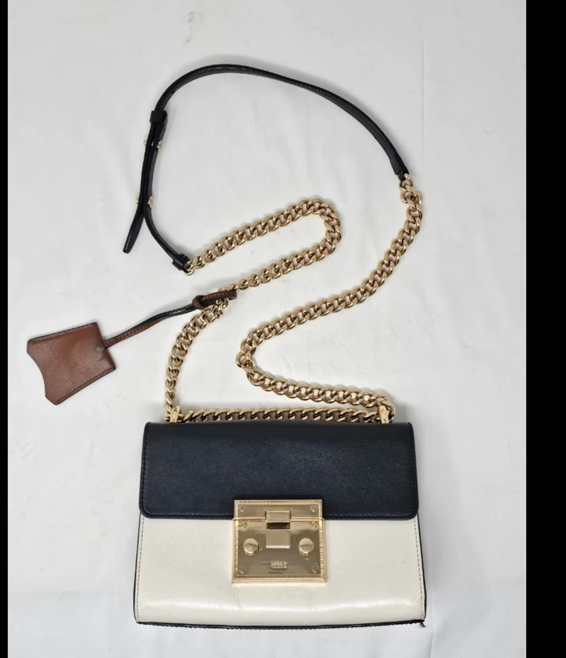 랑방 LANVIN 숄더백 블랙&화이트 상품이미지1