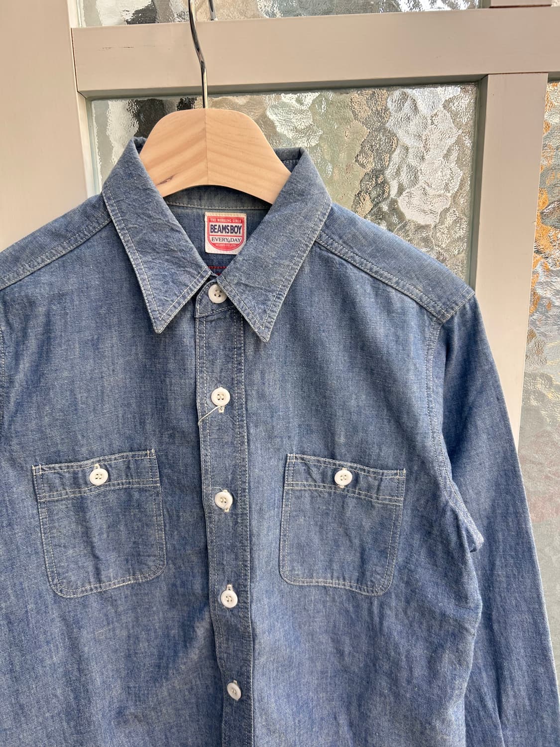 BEAMS BOY chambray shirt 상품이미지3