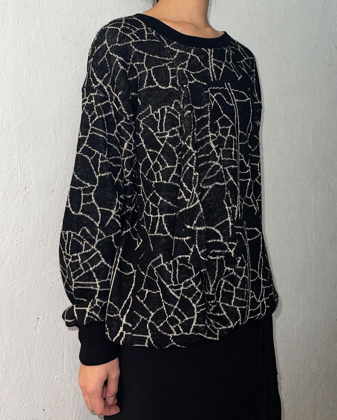 꼼데가르송 트리콧 네트 패턴 니트 상품이미지3