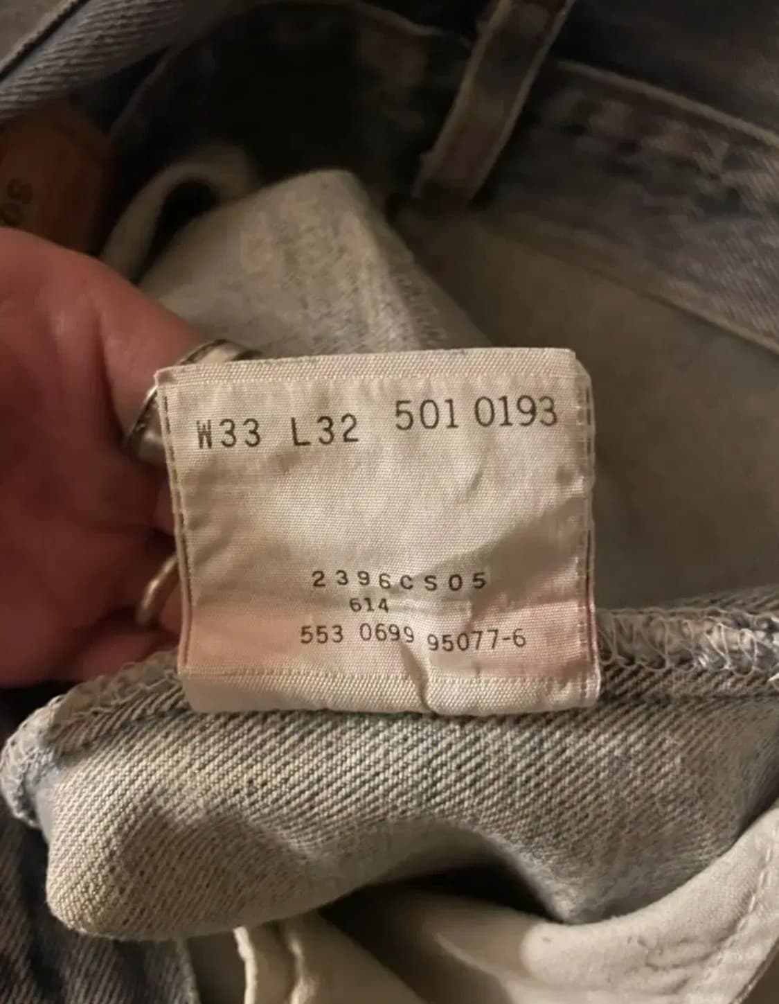 리바이스 90‘s usa. 501 [33/32] 헬무트랭 상품이미지5