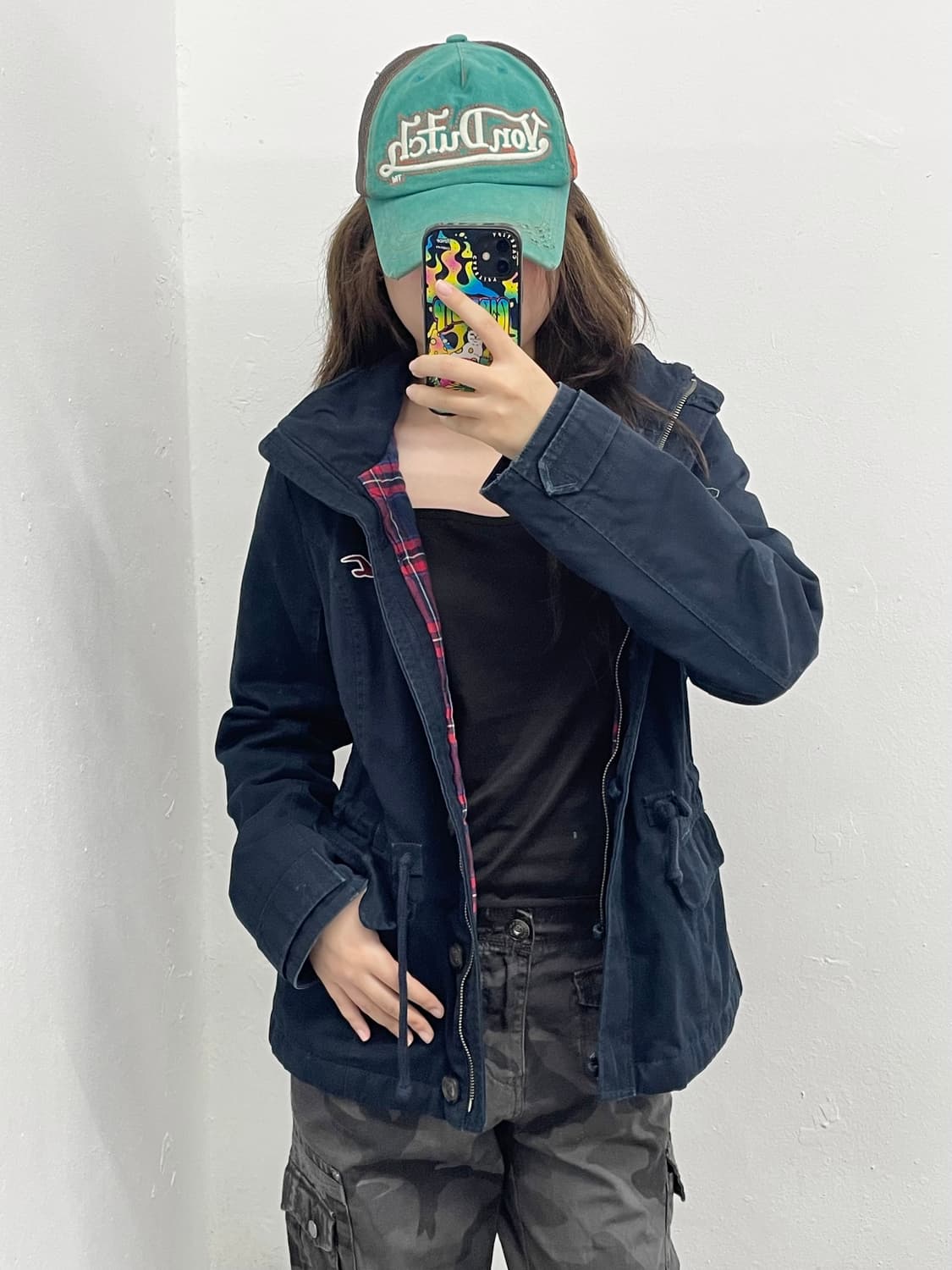 홀리스터 네이비 로고 자켓 상품이미지4