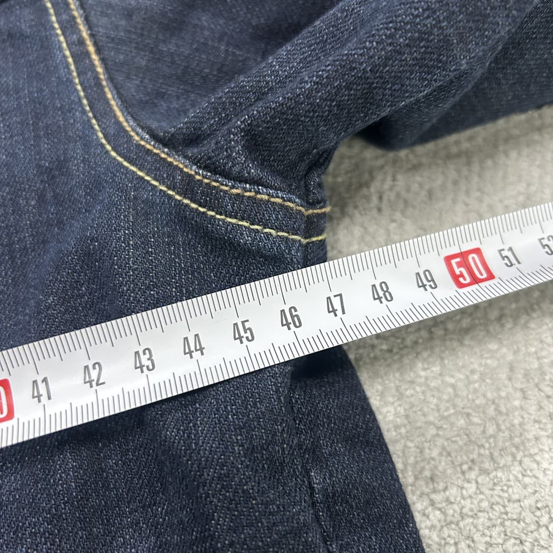 에비수 청자켓 데님 트러커 자켓 s 상품이미지4