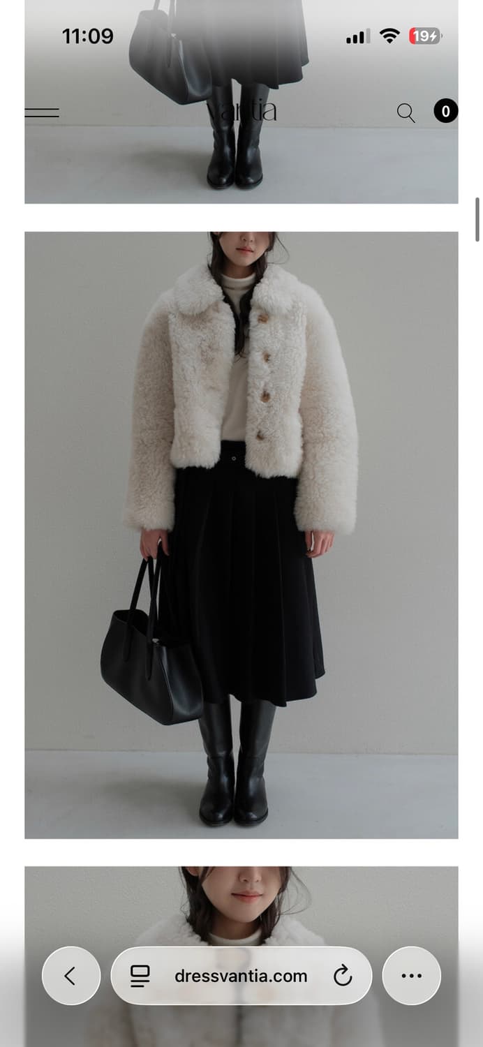 반티아 메이드 리얼 양털 퍼자켓 상품이미지5