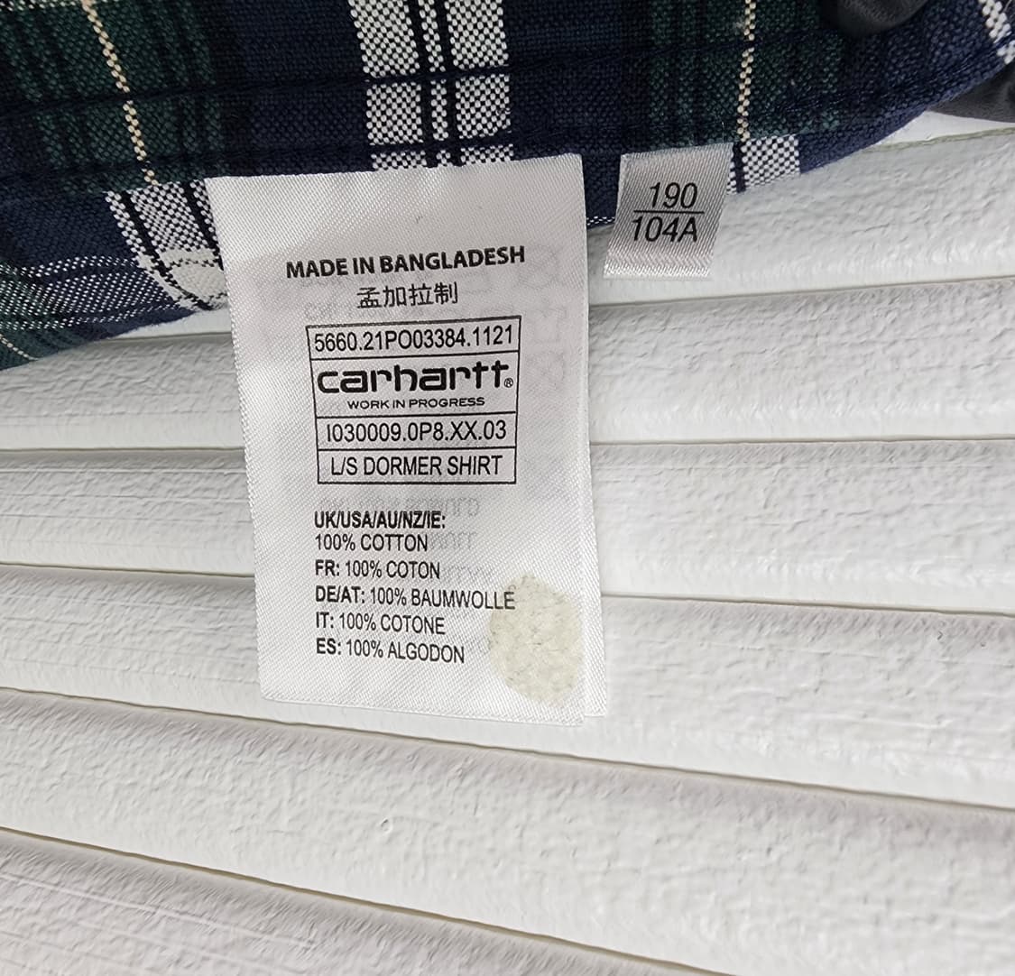 [110]칼하트 체크 도머 셔츠 상품이미지7