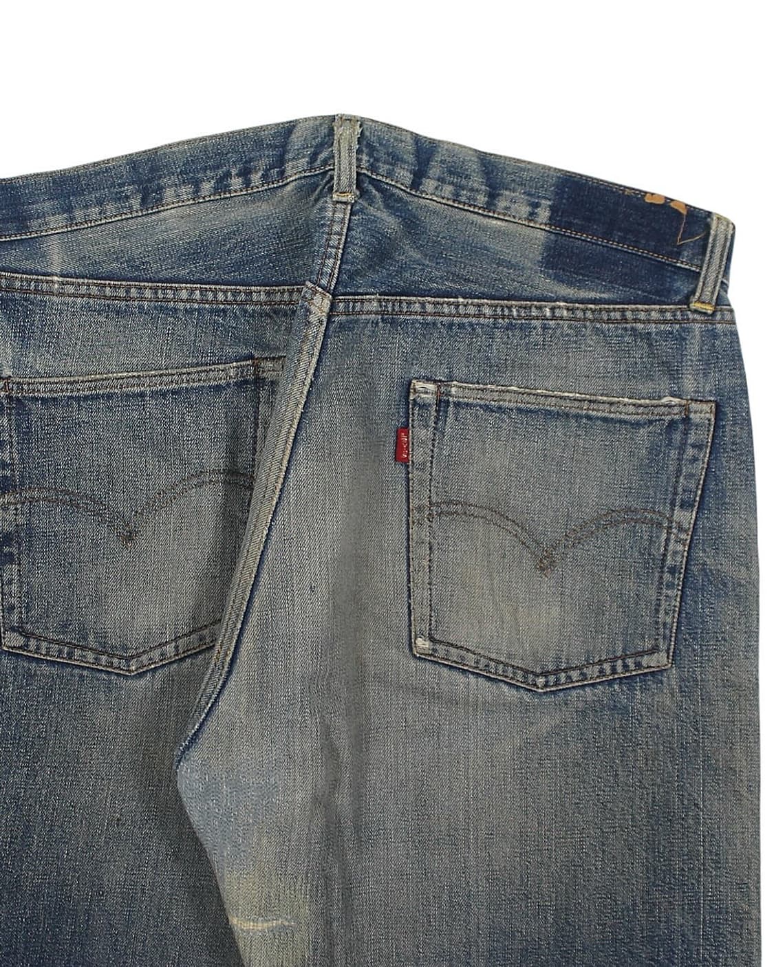 1970s USA 리바이스 501 66전기 셀비지 데님 팬츠 빈티지 미제 상품이미지3