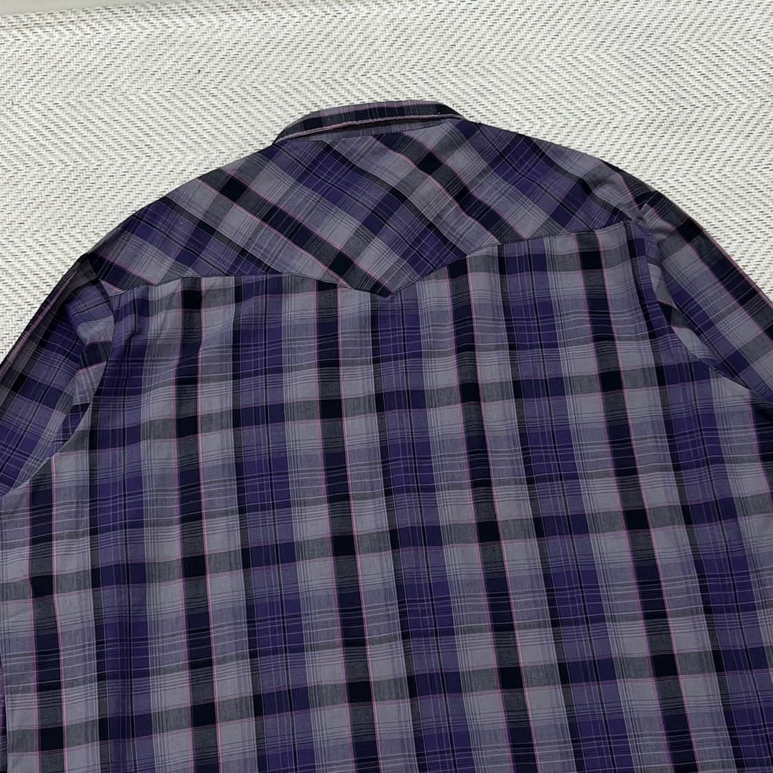 랭글러 체크 웨스턴셔츠 r3377 상품이미지4