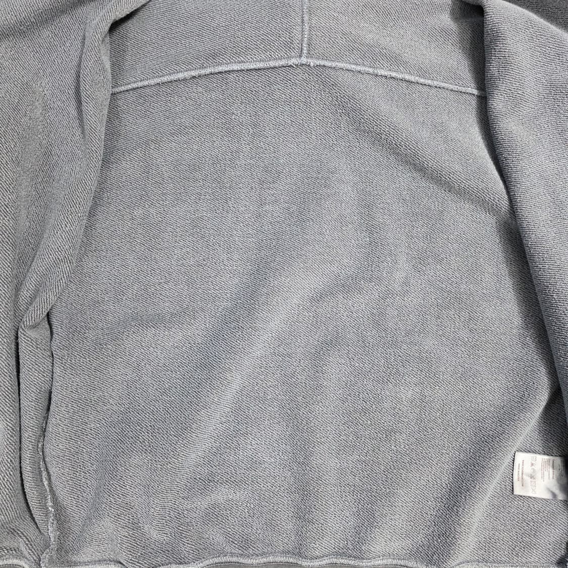 0702 소버먼트 [SOVERMENT] 오버핏 워싱 후드 집업 L 그레이 상품이미지4