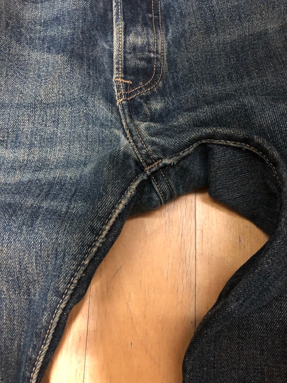 리바이스 501 빈티지 워싱 오리지널 레귤러 데님팬츠 34 상품이미지5