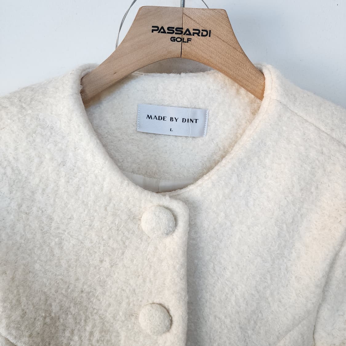 DINT 아이보리 자켓&치마 상품이미지2