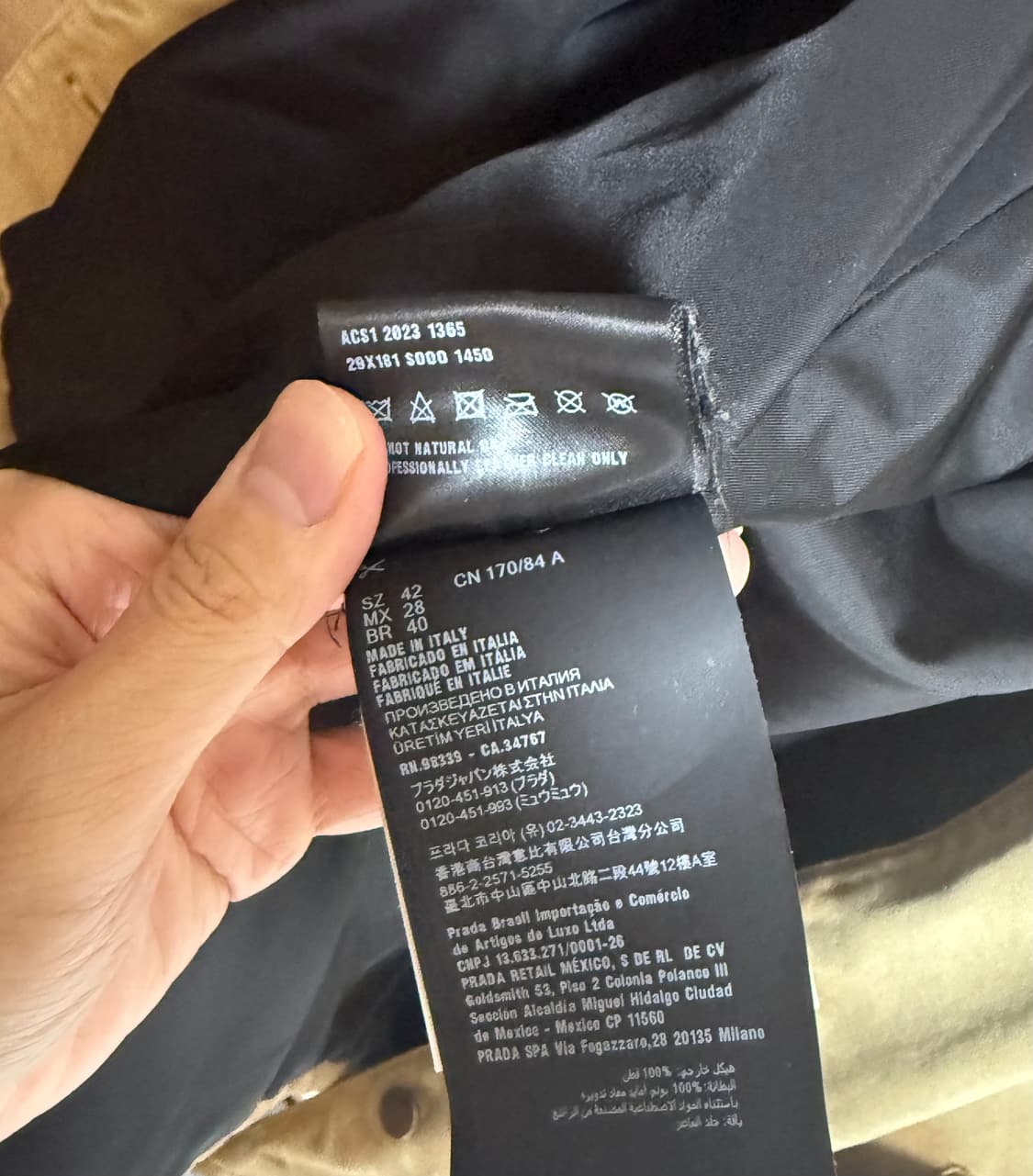 프라다 캔버스 워크 자켓 42 사이즈  상품이미지7