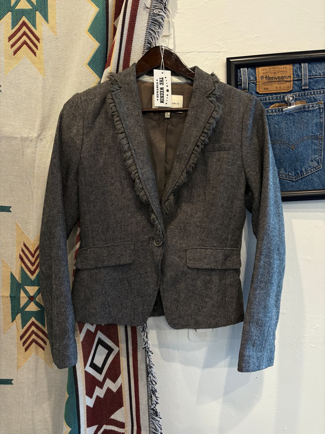 Banana republic 울 혼방 자켓 상품이미지1