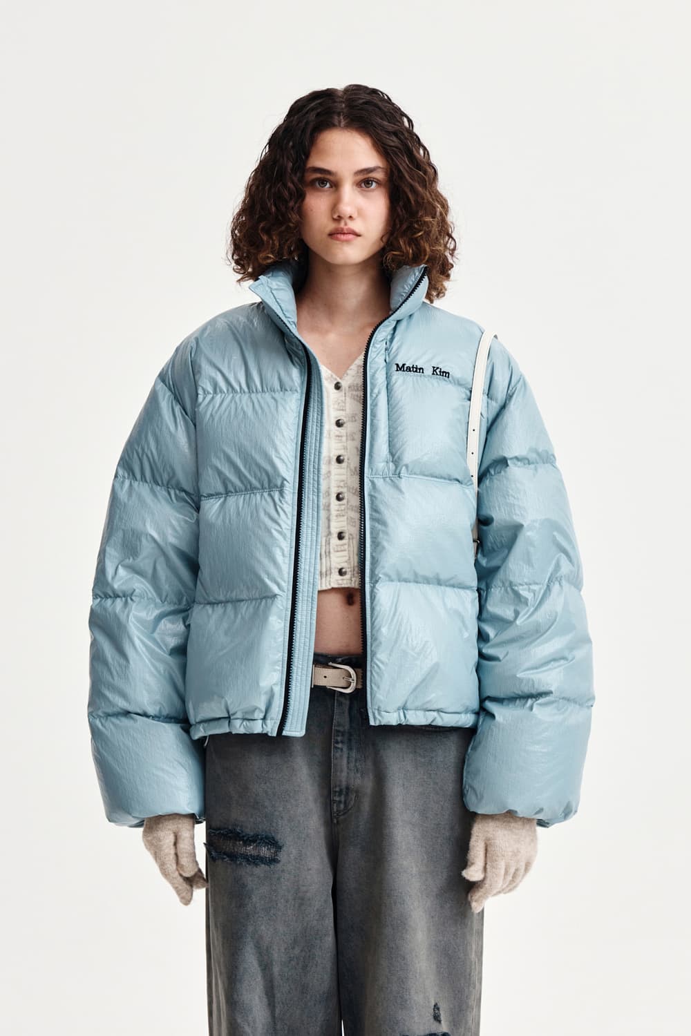 마뗑킴 로고 볼륨 다운 패딩 S 상품이미지2