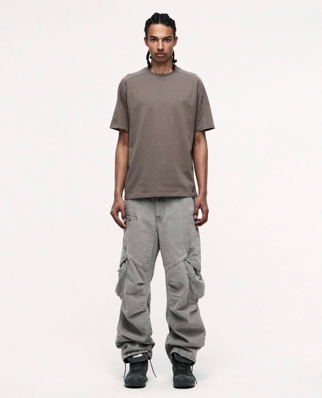 S)이그노타 Ignota core 11: washed cargo 그레이  상품이미지1