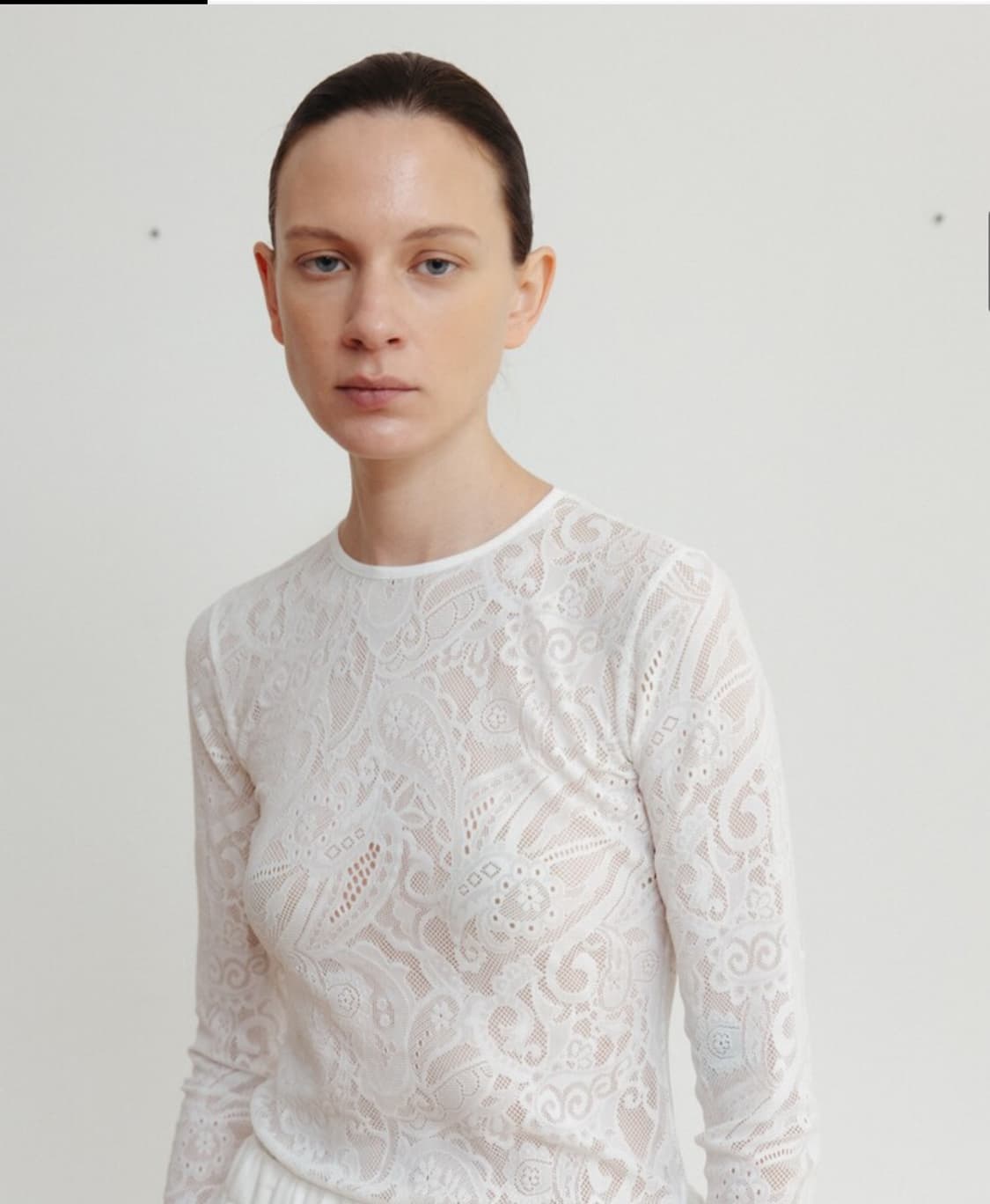 (구해요) 모노하 monoha lace longsleeve 상품이미지1