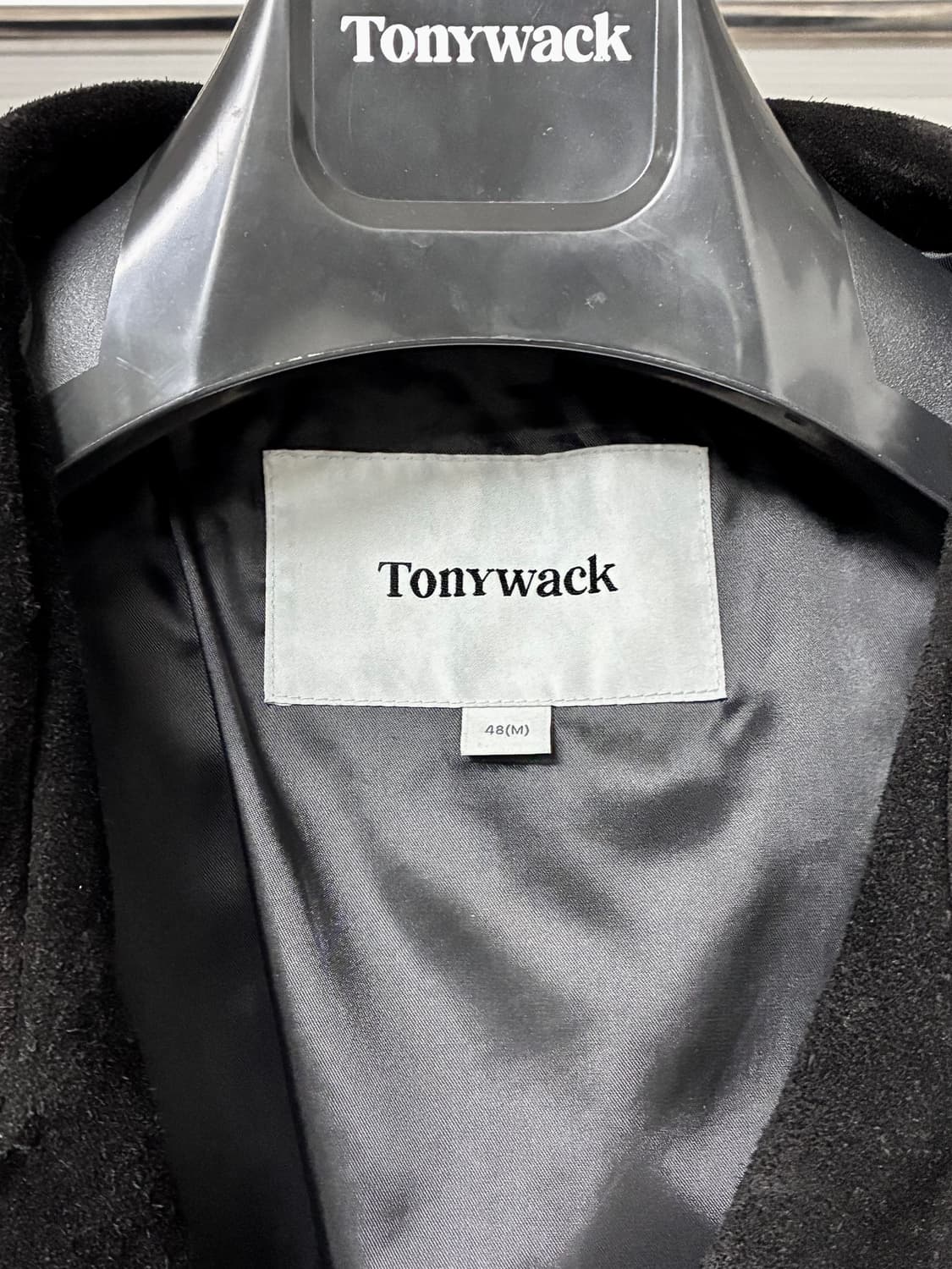 [TONYWACK] 스웨이드 바이커 자켓 블랙 (M) 상품이미지5