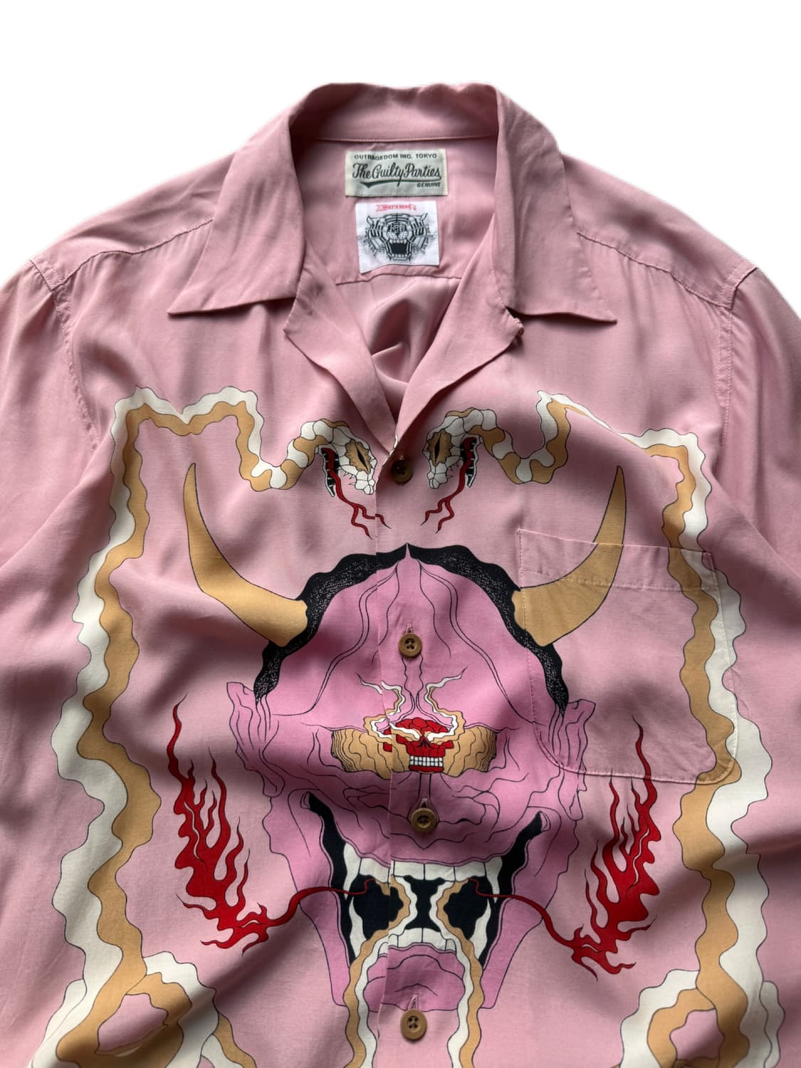 와코마리아 울프스헤드 알로하셔츠 M(L) 상품이미지3