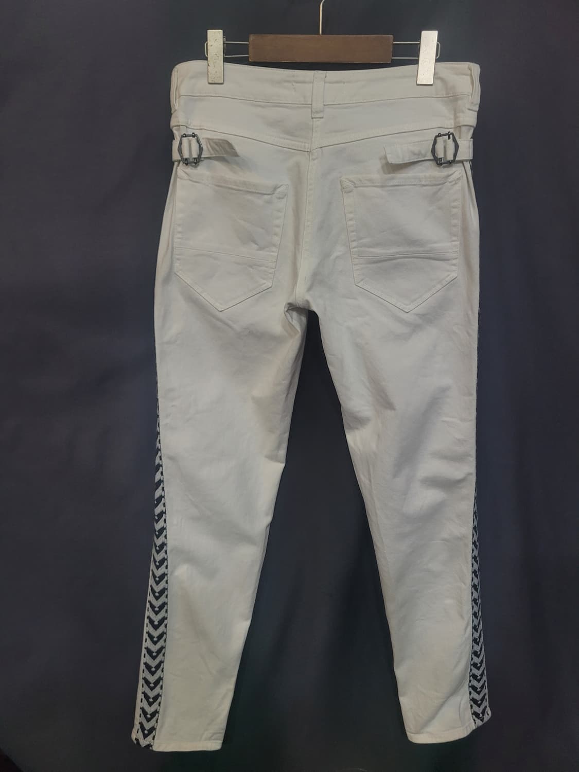 Isabel Marant x H&M 자수 화이트 데님팬츠  상품이미지4