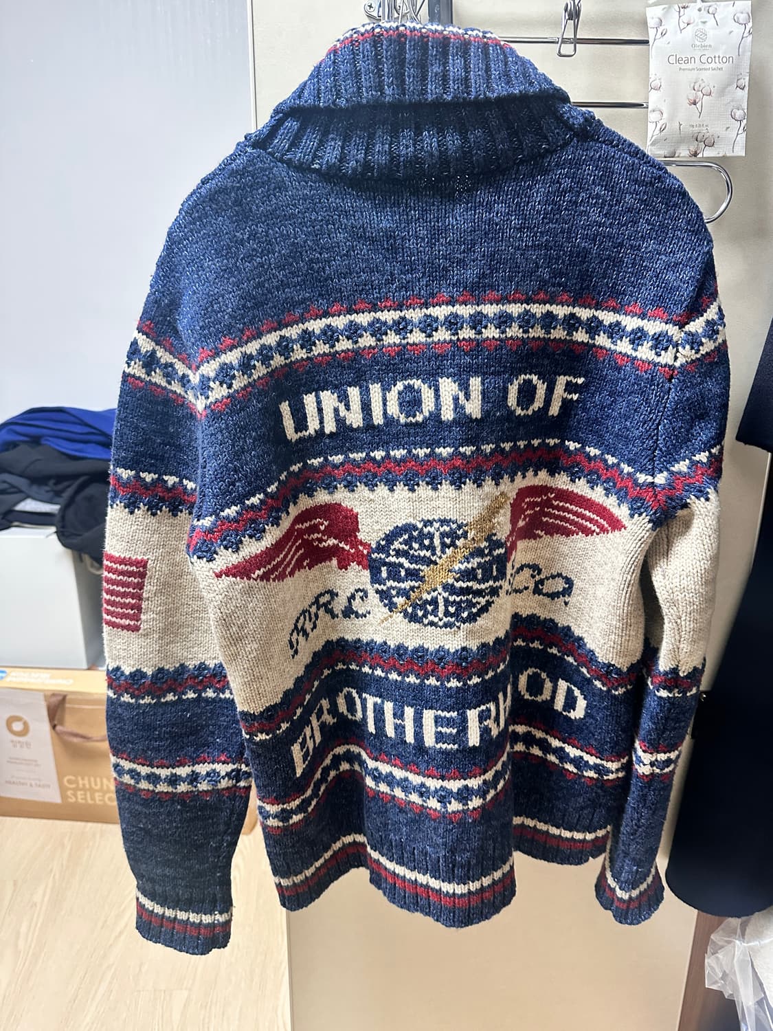 RRL 유니언 브라더후드 가디건 L 상품이미지3