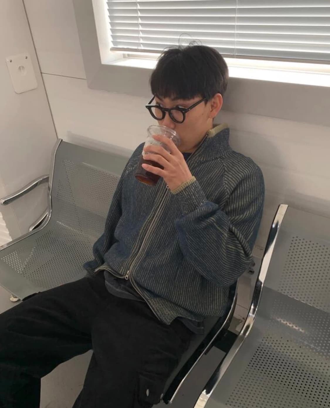 투웨이 니트 집업 상품이미지2