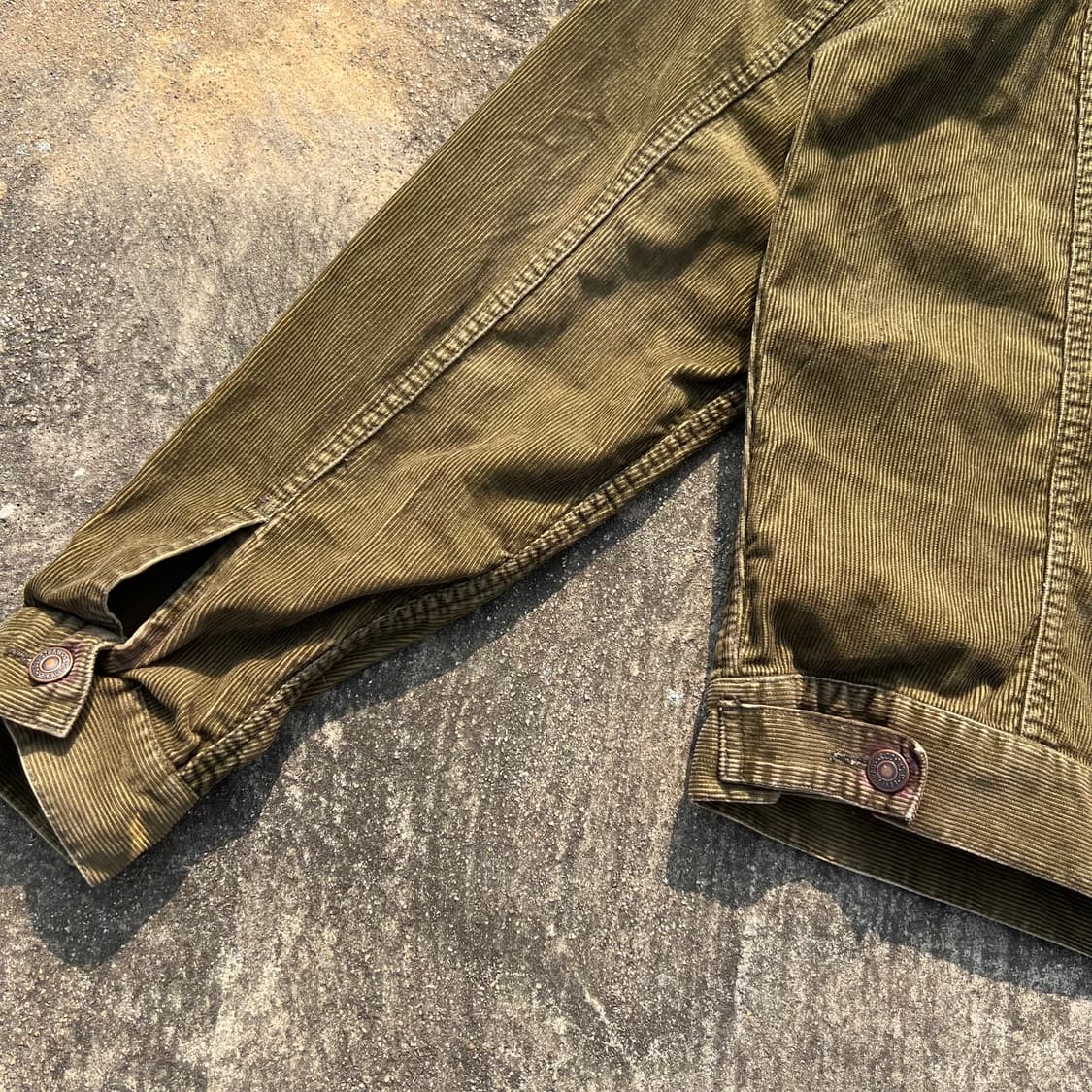 00‘s 리바이스 올리브 그린 코듀로이 자켓 상품이미지8