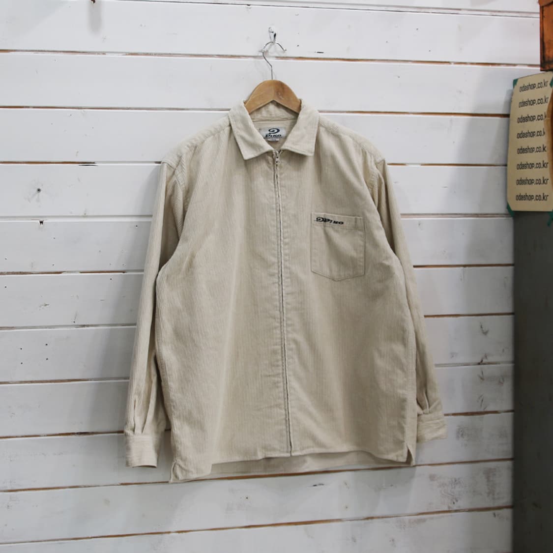 (착용컷) PIKO 코듀로이 집업 자켓 (남성용 103) 상품이미지1