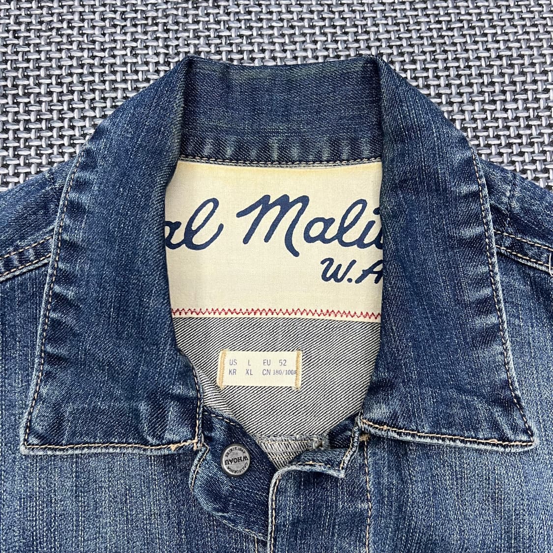 후아유 워싱 데님자켓 상품이미지2